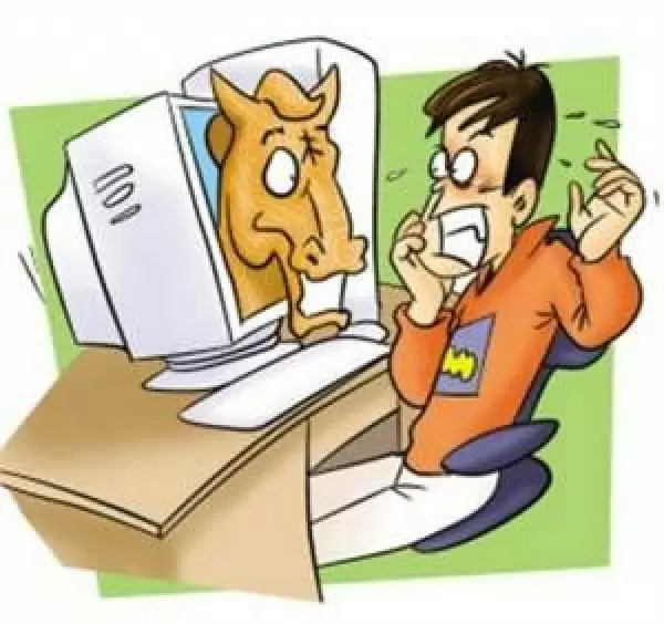 Computer virus outlet worm trojan horse